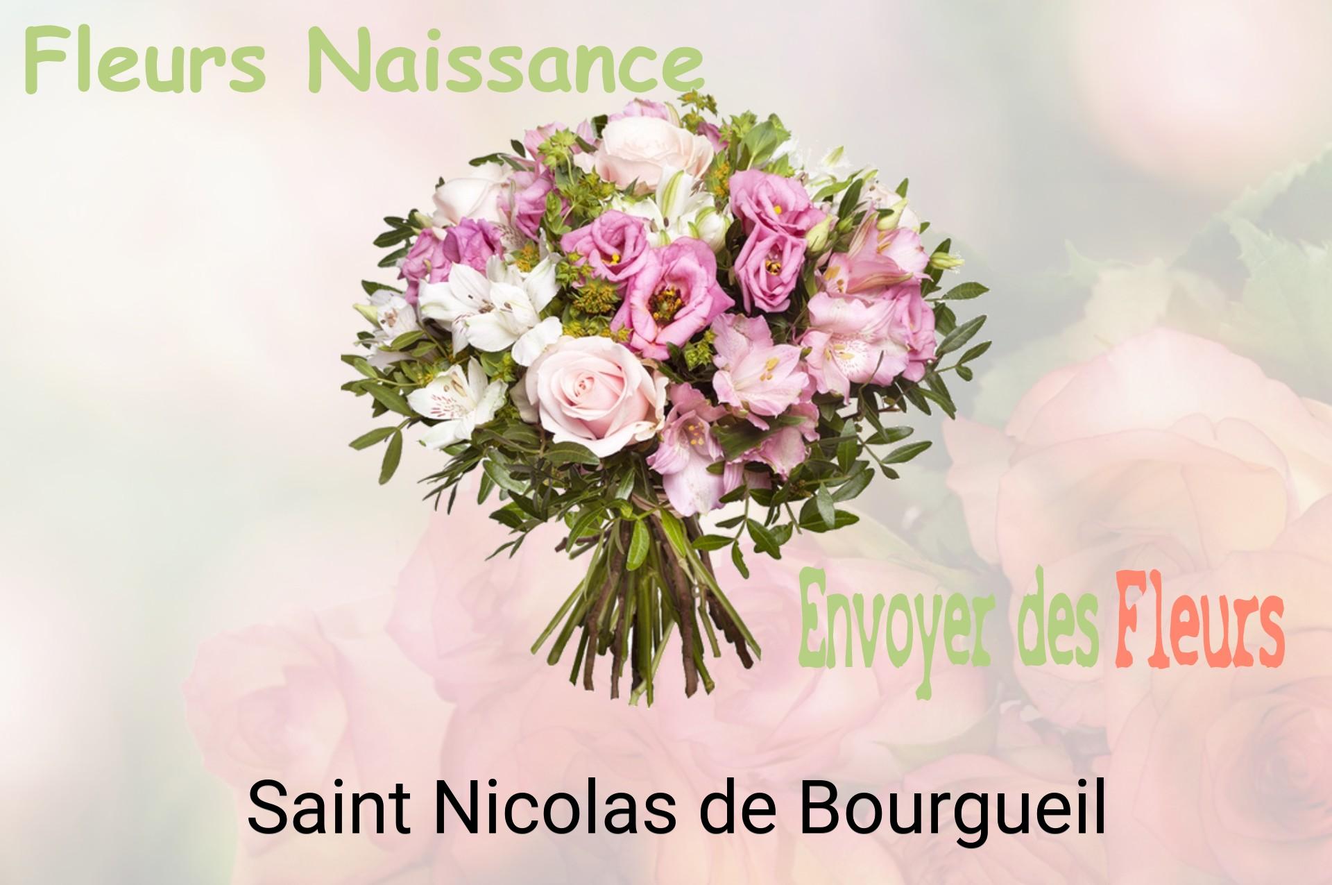 Bouquet de fleurs de naissance livré à Saint-Nicolas-de-Bourgueil